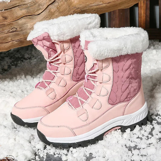 Snowie | Bottes d'Hiver Doublées de Fourrure pour Femme – Chaudes et Confortables