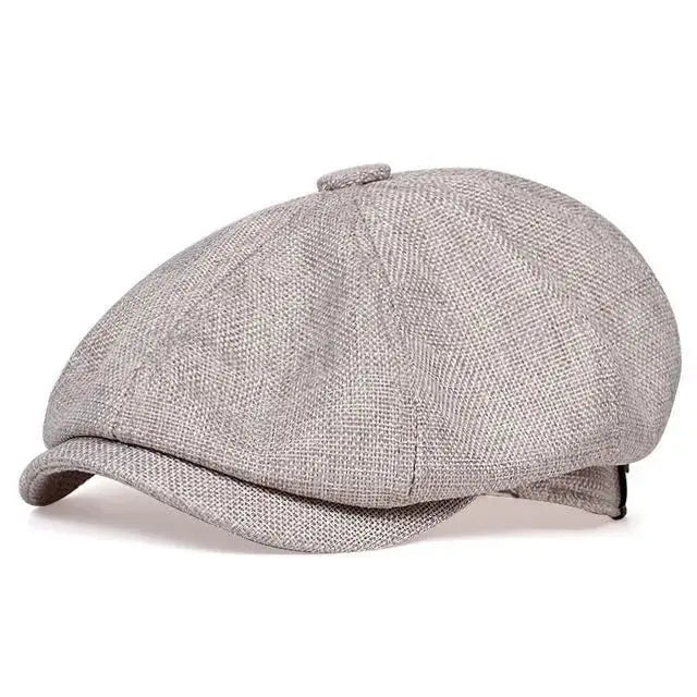 Davide | Casquette Newsboy Vintage pour Homme en 100% Coton & Style Rétro