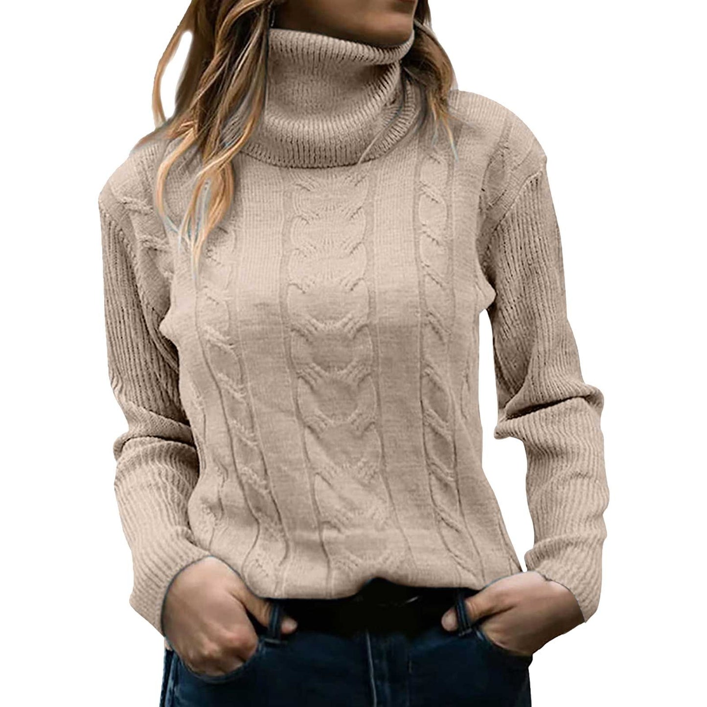 Berlina | Pull Col Roulé Tricoté pour Femme