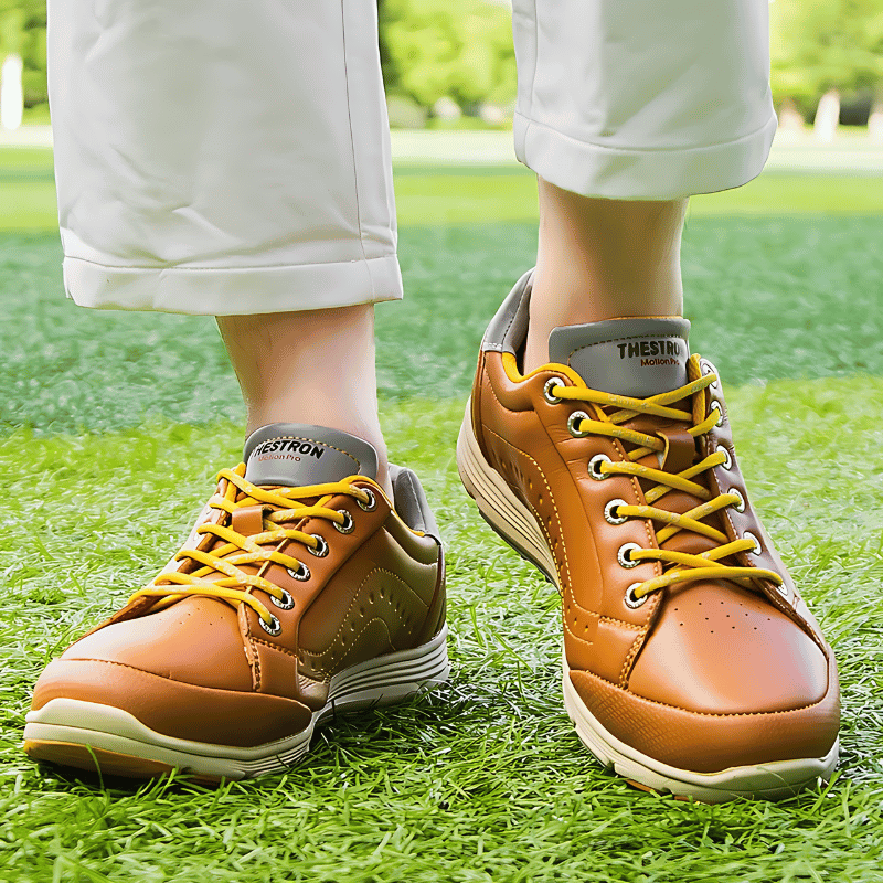 Nickolas | Chaussures de Golf Imperméables Homme de Haute Qualité à Lacets