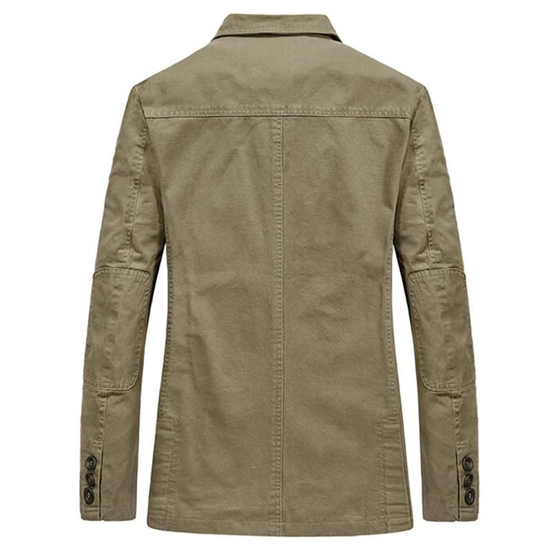 Gabriel | Manteau Imperméable Homme avec Col Revers & Poches Multiples en 100% Coton