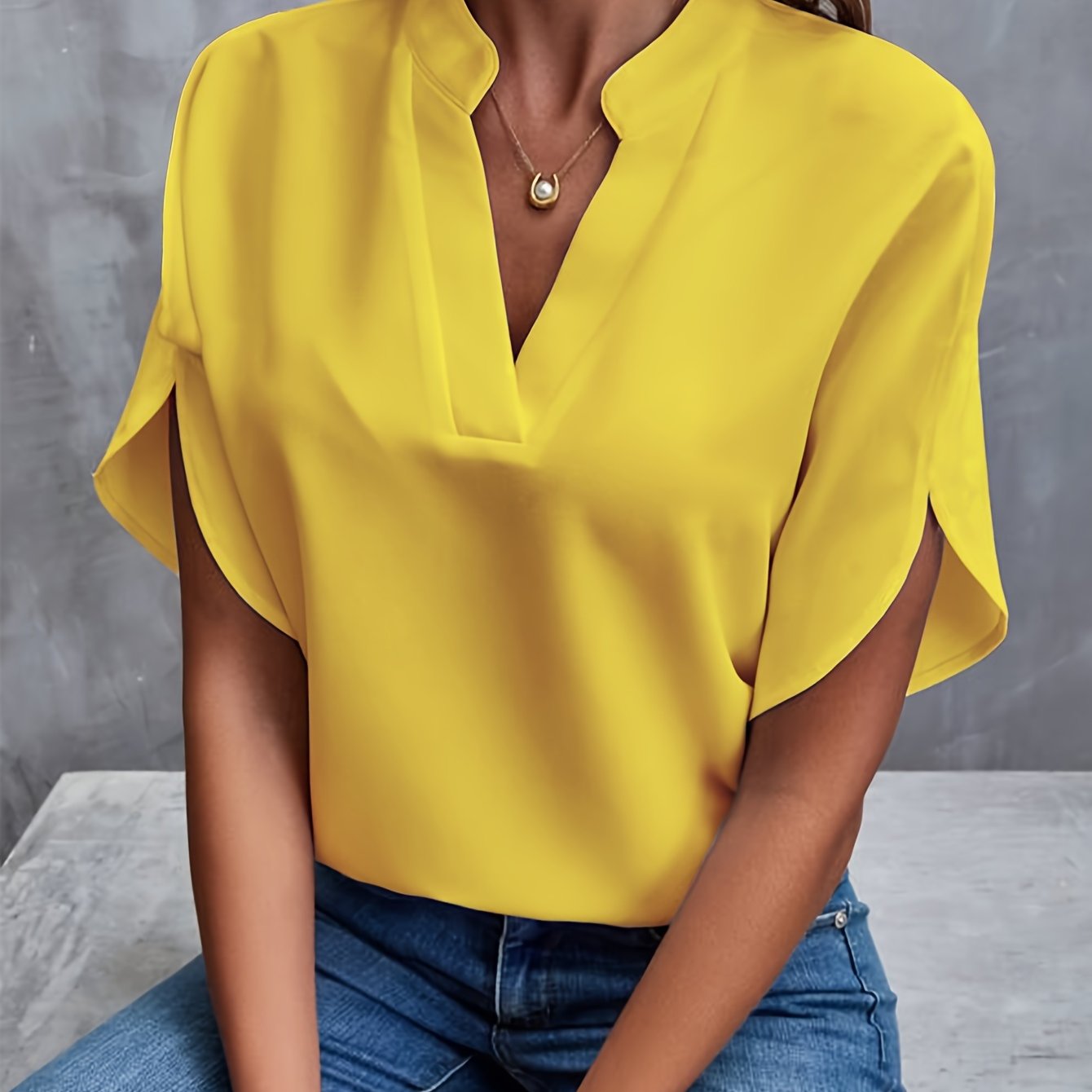 Igrielle | Blouse Élégante en Chiffon à Col V pour Femme