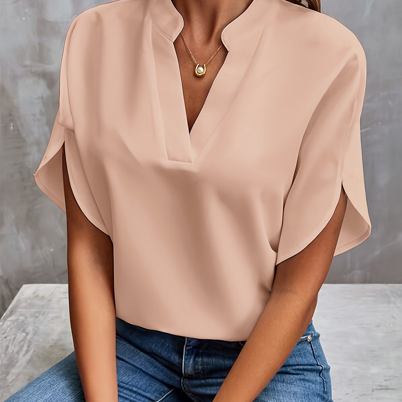 Igrielle | Blouse Élégante en Chiffon à Col V pour Femme