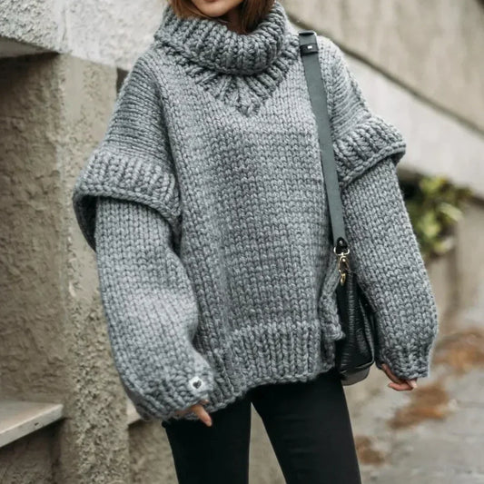 Valorra | Pull Tricoté Épais et Confortable pour un Look Hiver Élégant