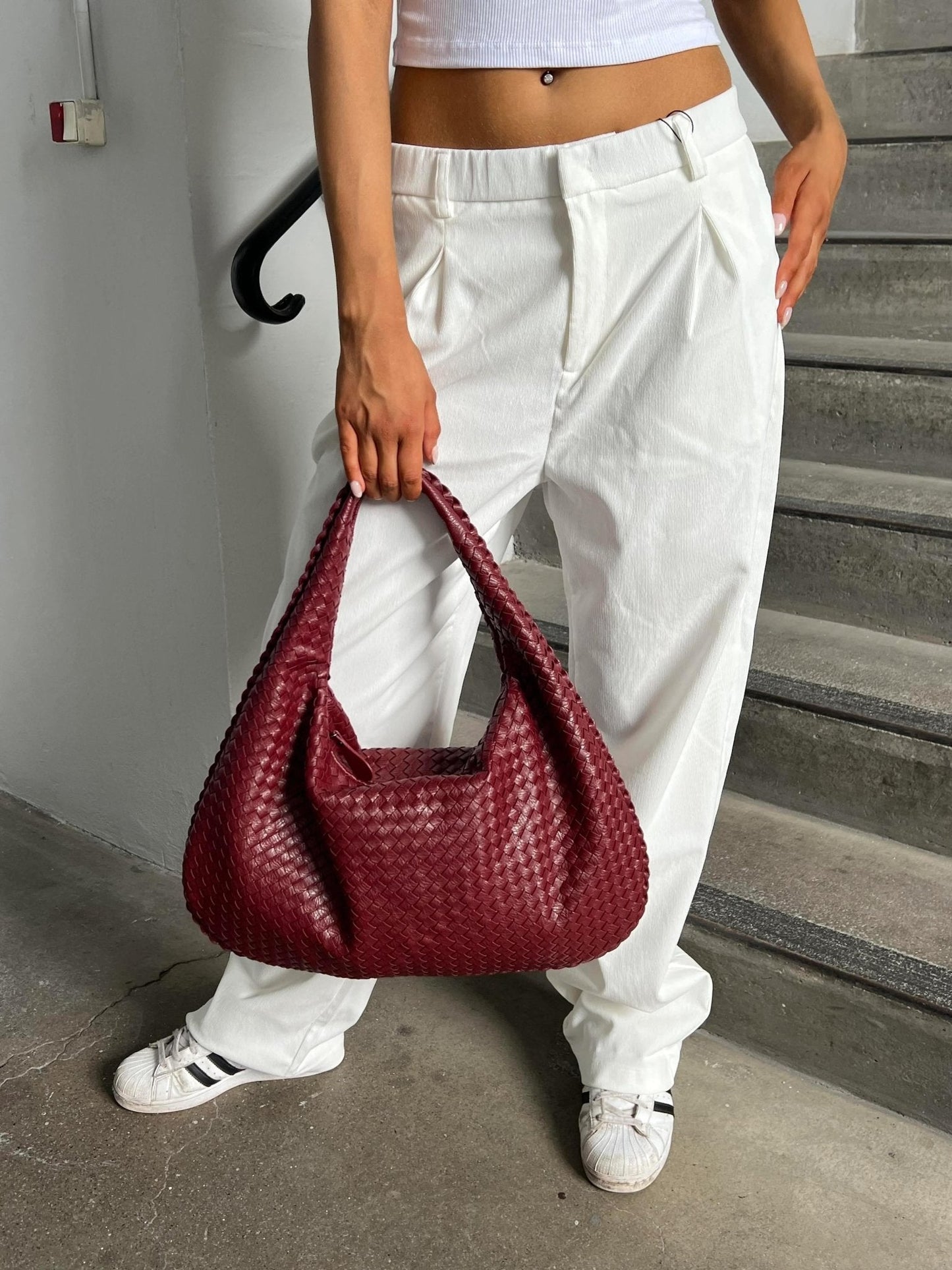 Quinette | Grand Sac Fourre-Tout Tissé de Haute Qualité pour Femme