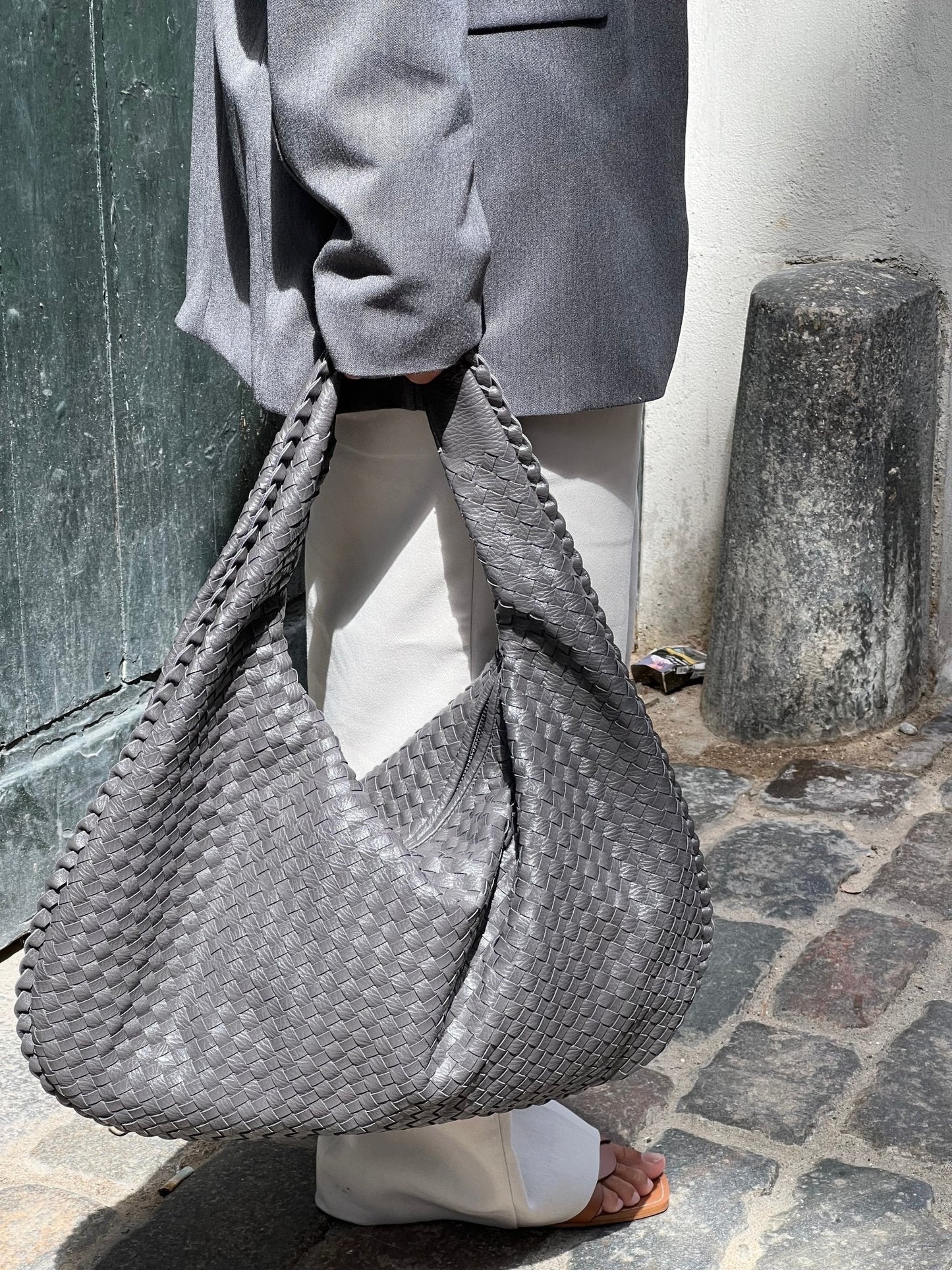 Quinette | Grand Sac Fourre-Tout Tissé de Haute Qualité pour Femme