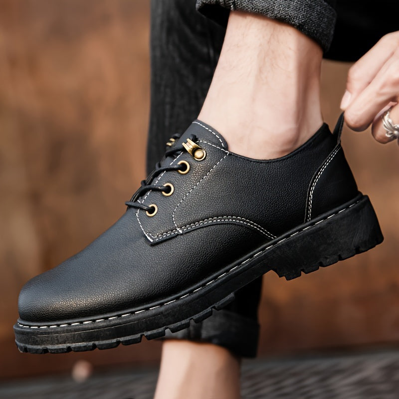 Floriana | Chaussures confortables à lacets pour homme en couleur unie – Casual et élégantes