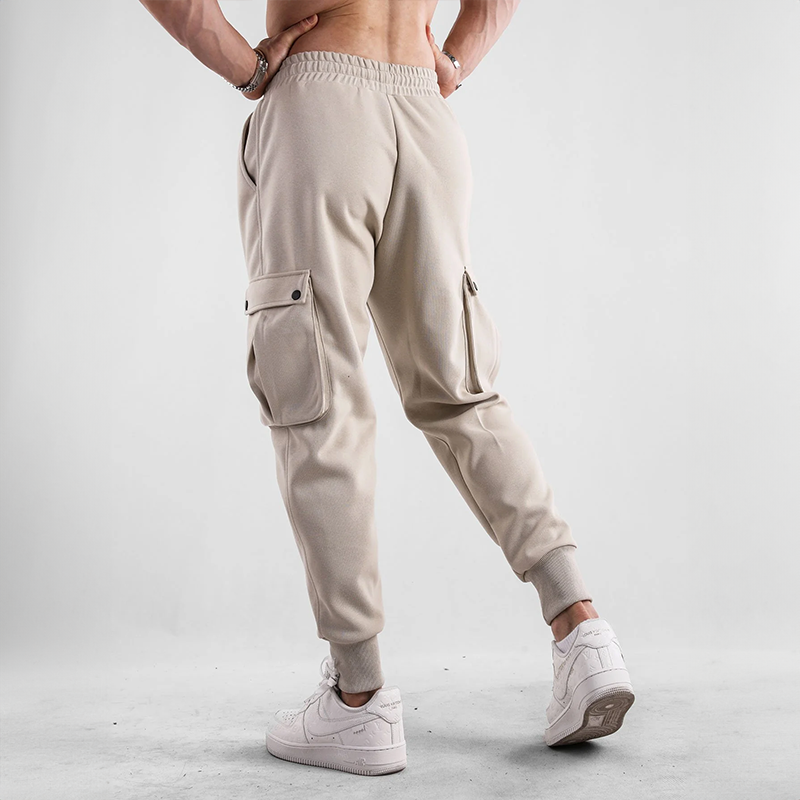 Matteo | Pantalon de Jogging Garni avec Cordon de Serrage et Grandes Poches Latérales pour Homme