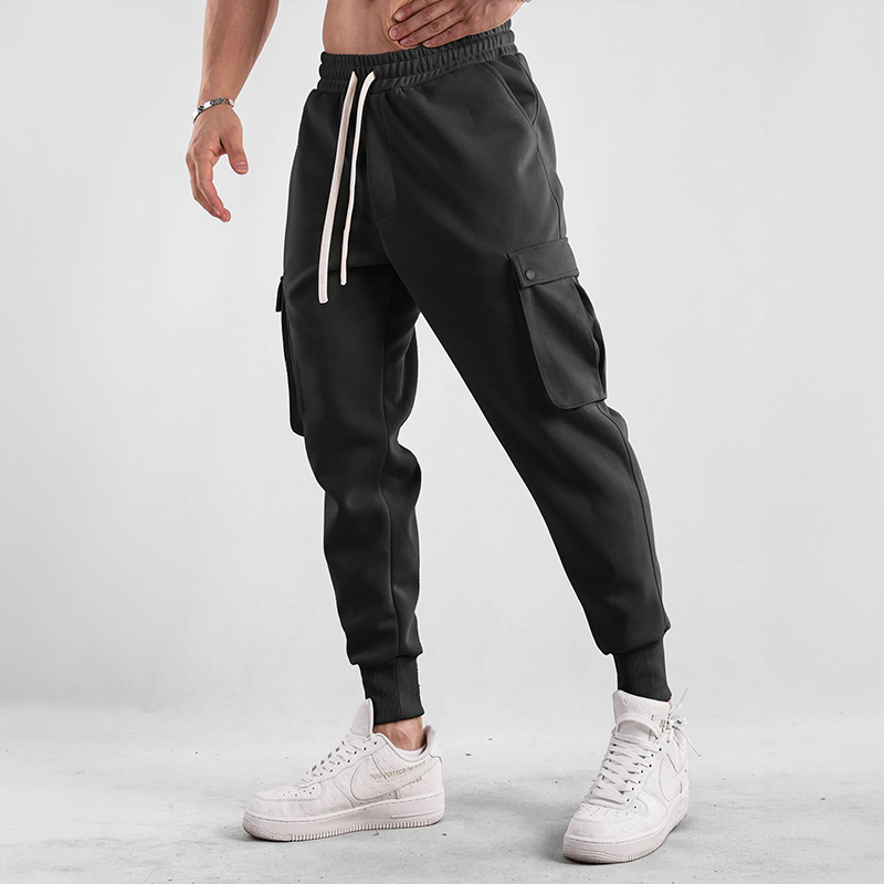 Matteo | Pantalon de Jogging Garni avec Cordon de Serrage et Grandes Poches Latérales pour Homme