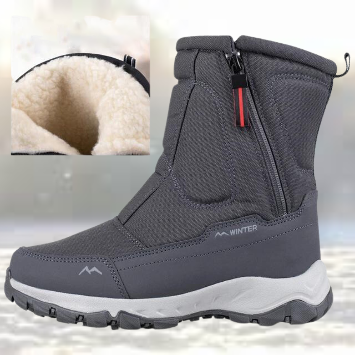 Lexer | Bottes de Neige Mi-Mollet en Mesh Moderne