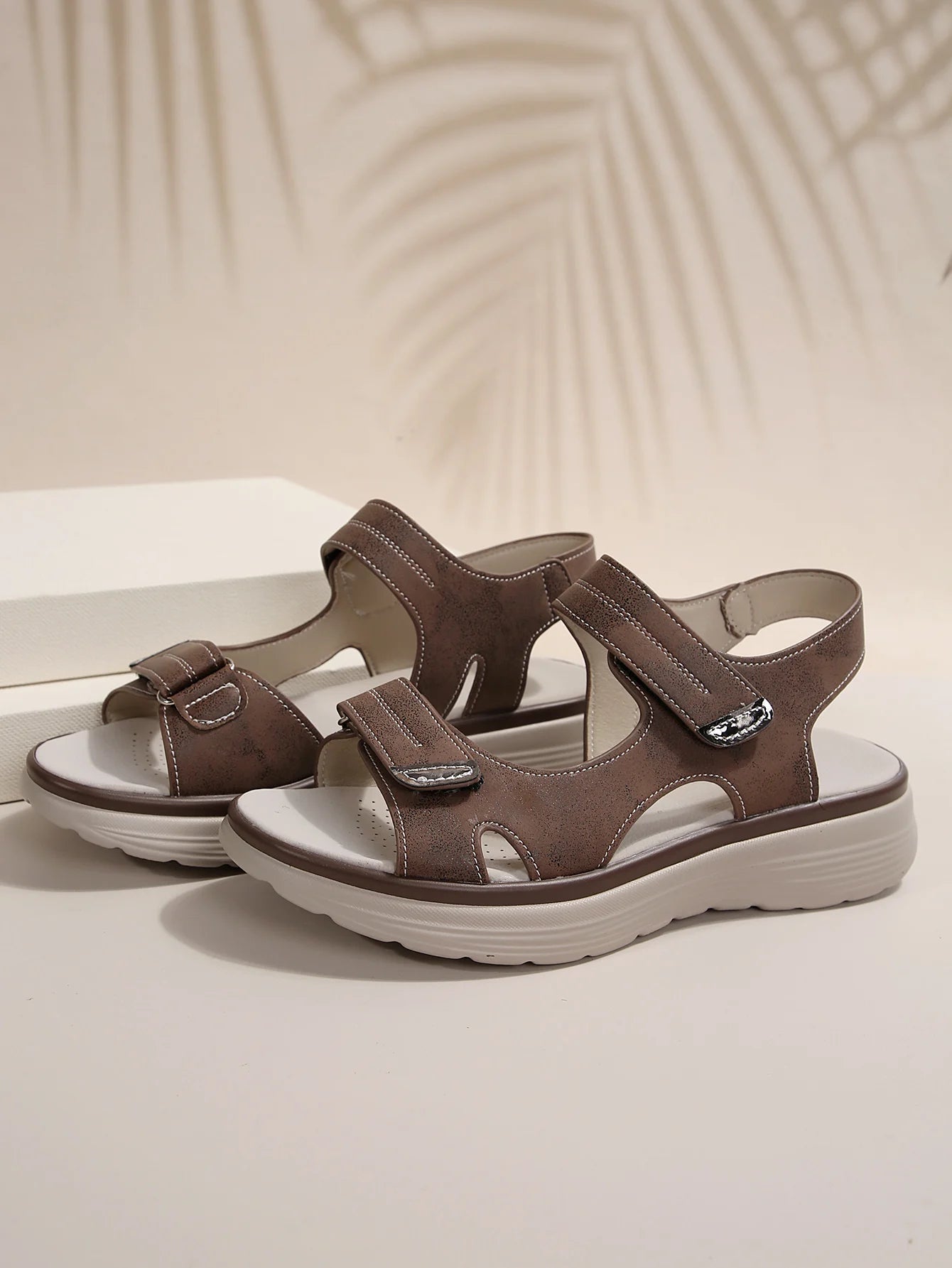 Gracienne | Sandales Orthopédiques Classiques à Straps Velcro pour Femme