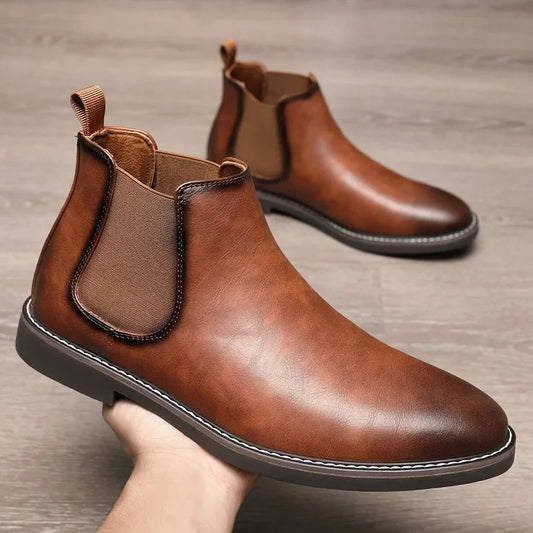 Fancho | Bottes Chelsea en Cuir Vintage pour Homme