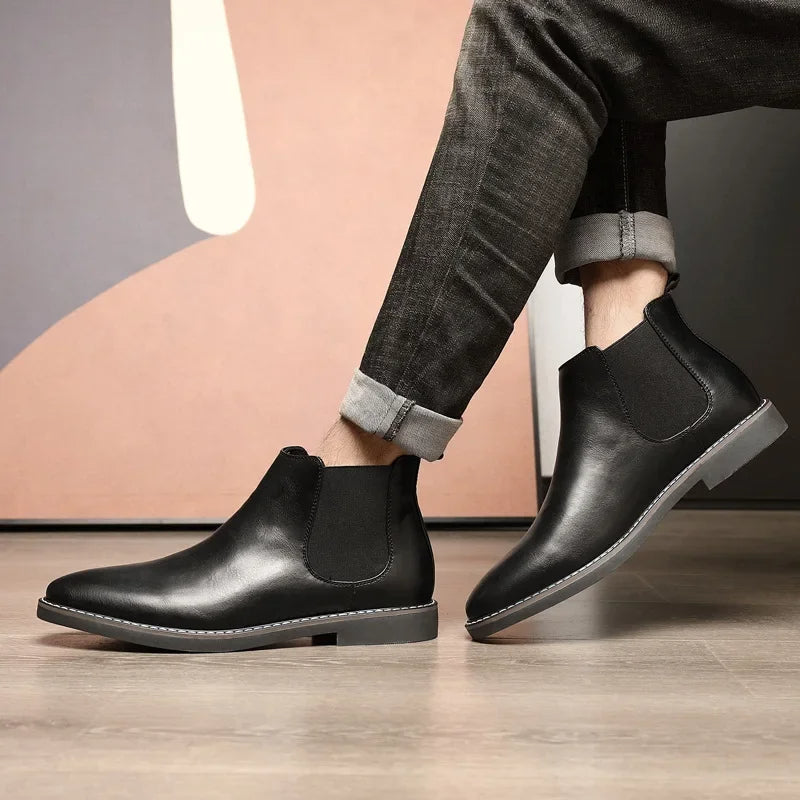 Fancho | Bottes Chelsea en Cuir Vintage pour Homme