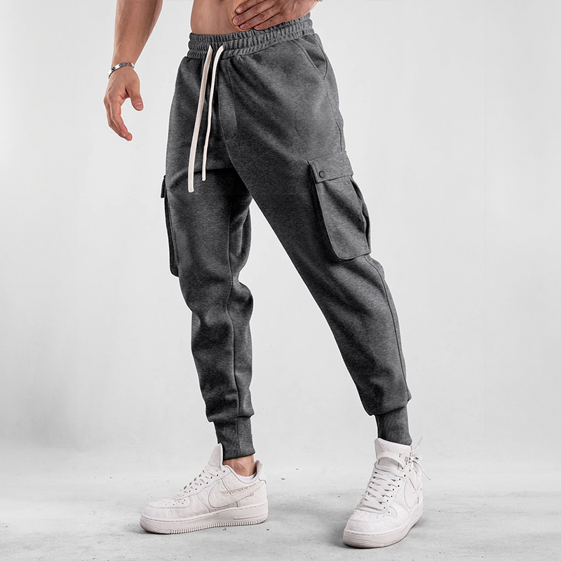 Matteo | Pantalon de Jogging Garni avec Cordon de Serrage et Grandes Poches Latérales pour Homme