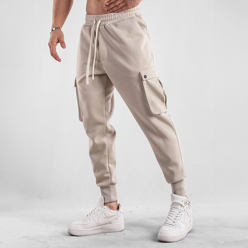 Matteo | Pantalon de Jogging Garni avec Cordon de Serrage et Grandes Poches Latérales pour Homme