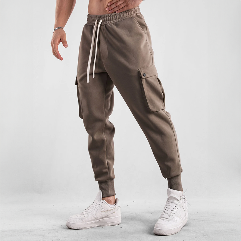 Matteo | Pantalon de Jogging Garni avec Cordon de Serrage et Grandes Poches Latérales pour Homme