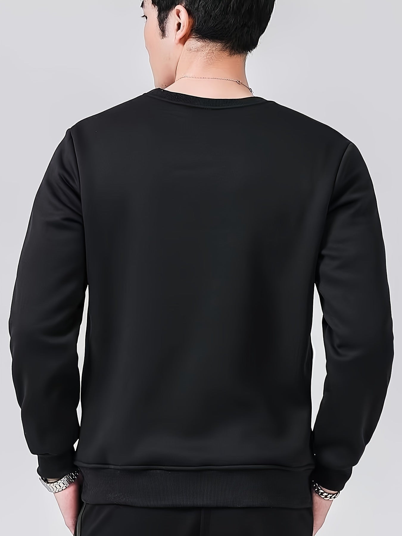 Stéphano | Sweatshirt en Fleece à Col Rond pour Homme, Confortable et Pratique pour Tous les Jours