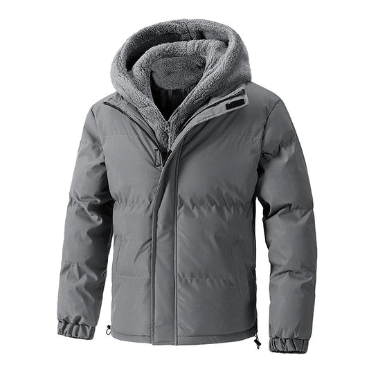 Victorien | Veste Puffer Homme Imperméable à Capuche et Fermeture Éclair pour l'Hiver