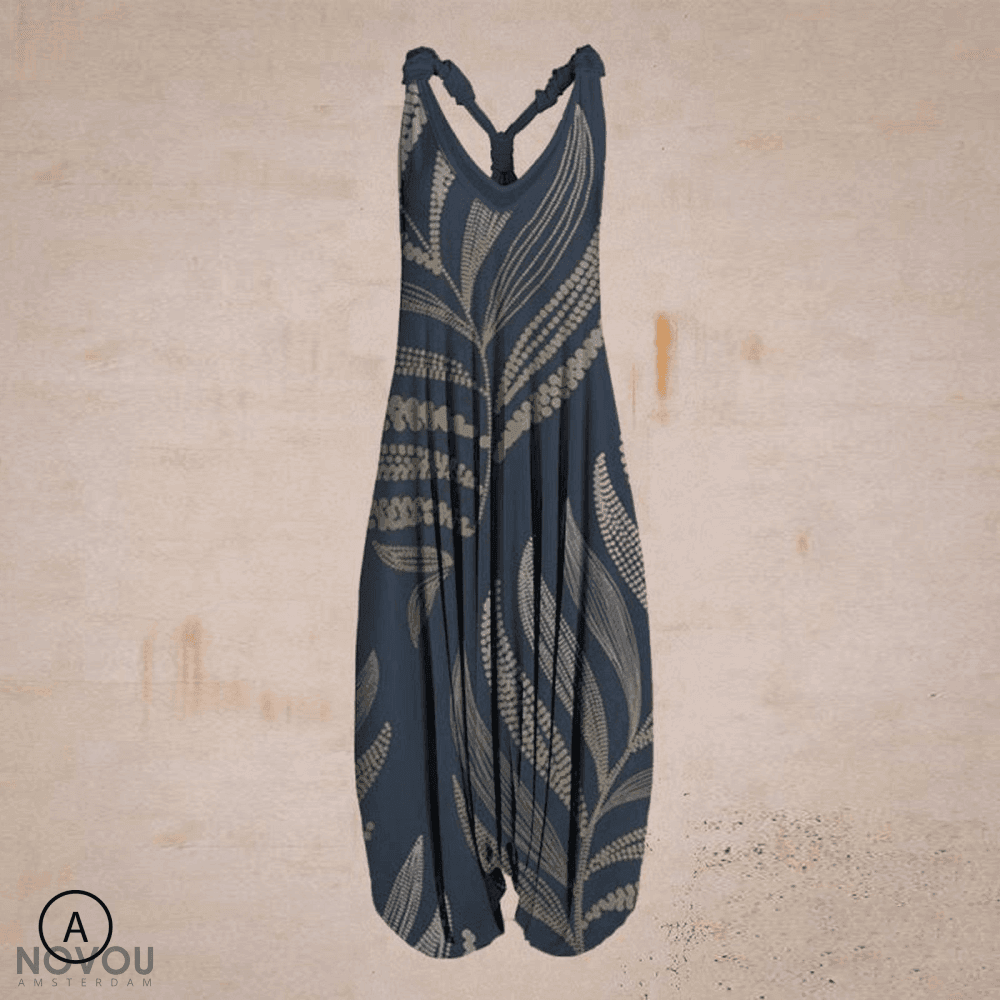 Sarah | Jumpsuit Femme Bohème à Imprimé Stylé, Léger et Aéré pour l'Été