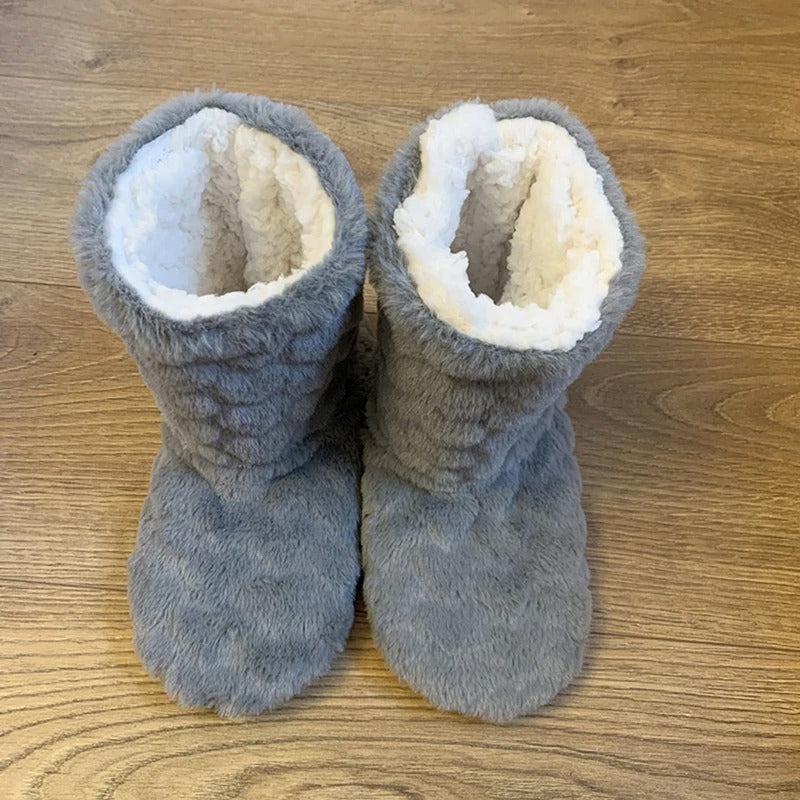 Vikki | Bottes Mi-mollet en peluche antidérapantes – Chaleur et Confort