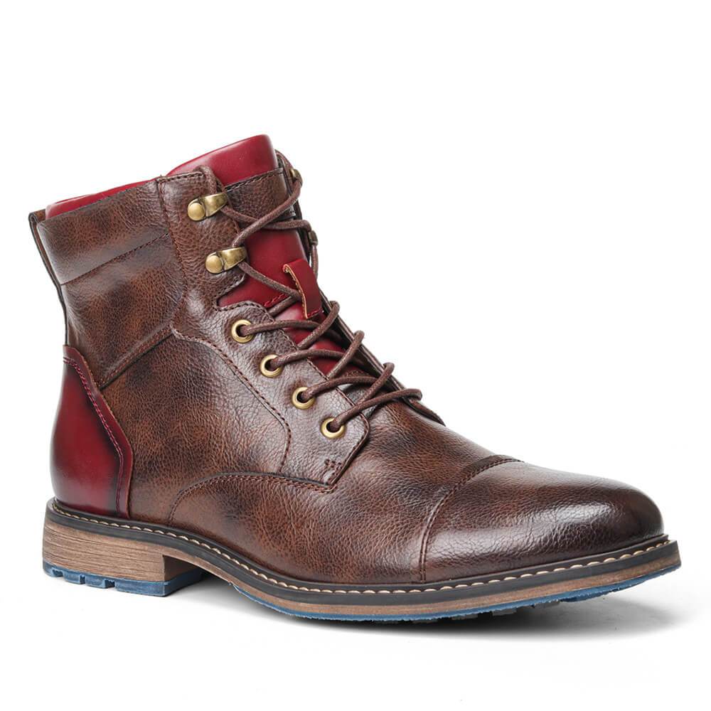 Édouard | Bottes Oxford Premium pour Homme à Lacets et Zip Latéral