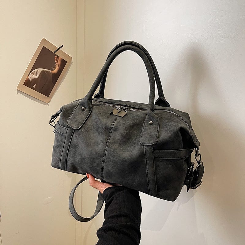 Carillienne | Sac à Bandoulière Retro Femme en Couleur Unie – Élégance et Qualité