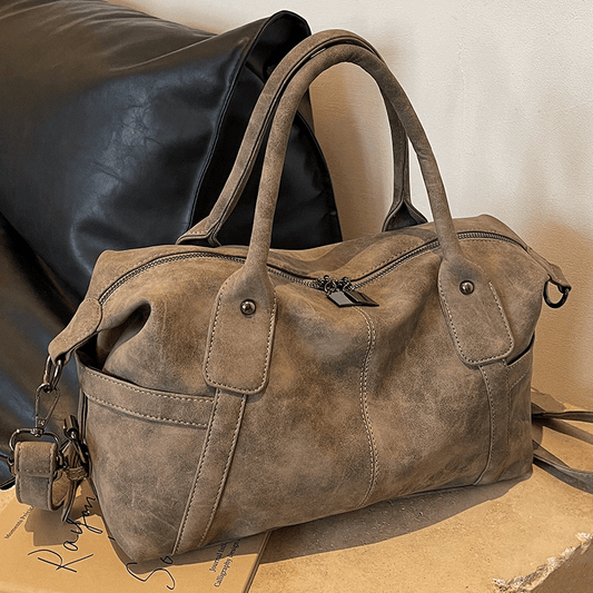 Carillienne | Sac à Bandoulière Retro Femme en Couleur Unie – Élégance et Qualité