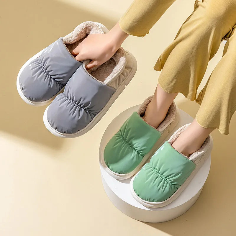 Aubretta | Chaussures en Coton Douillet à Motif Colorblock pour Femme