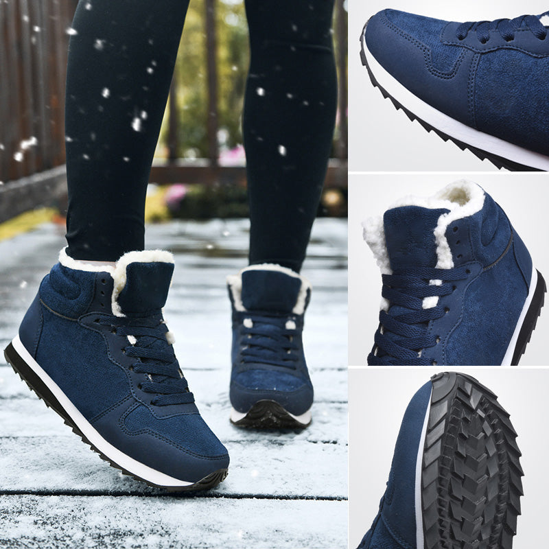 Orlanne | Sneakers d'Hiver Orthopédiques à Lacets avec Doublure en Fleece pour Femme