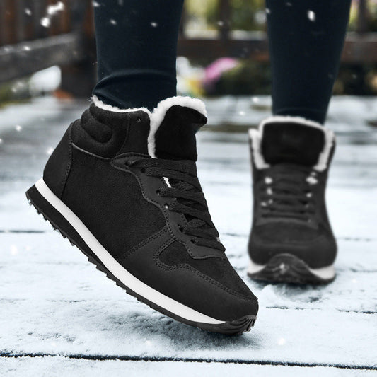 Orlanne | Sneakers d'Hiver Orthopédiques à Lacets avec Doublure en Fleece pour Femme