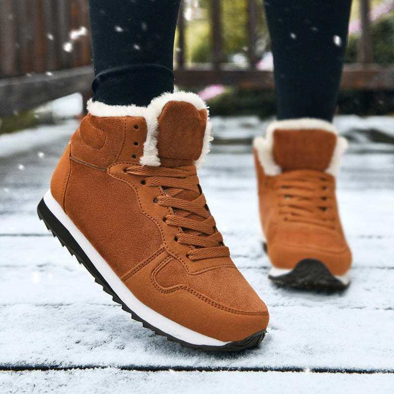 Orlanne | Sneakers d'Hiver Orthopédiques à Lacets avec Doublure en Fleece pour Femme