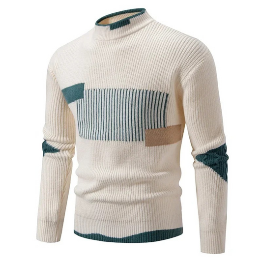 Hervé | Pull Moderne Tricoté pour Homme avec Motif Élégant