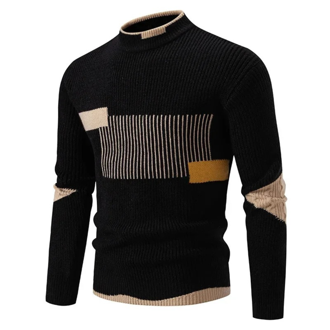 Hervé | Pull Moderne Tricoté pour Homme avec Motif Élégant