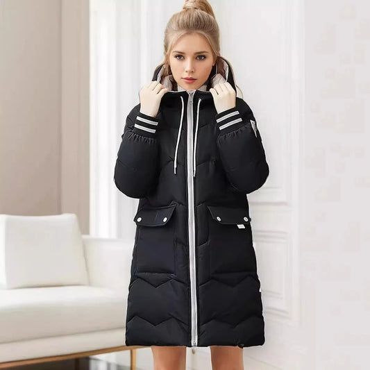 Béryl | Manteau Hiver Matelassé à Capuche – Chaleur et Style au Quotidien