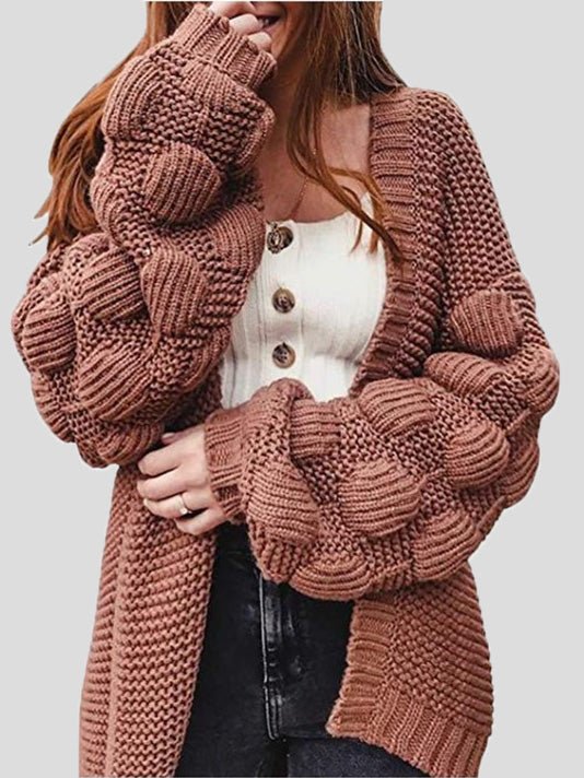 Giselle | Long Cardigan en Maille Chunky pour Femme